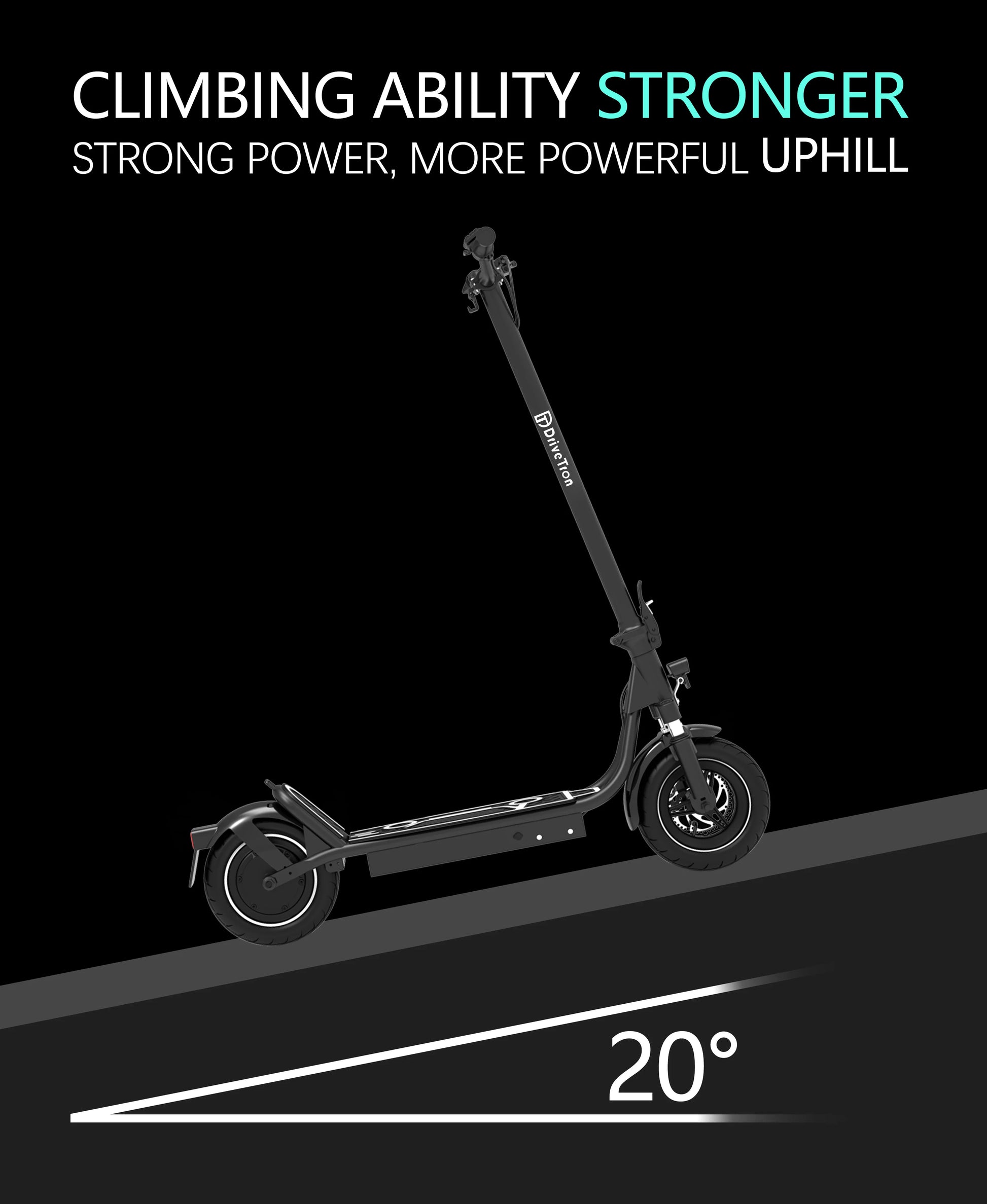 DriveTron DT01 Electric Scooter Adults 36V 13Ah Escooter Long Range 25 Miles Lightweight Kick Scooter.
