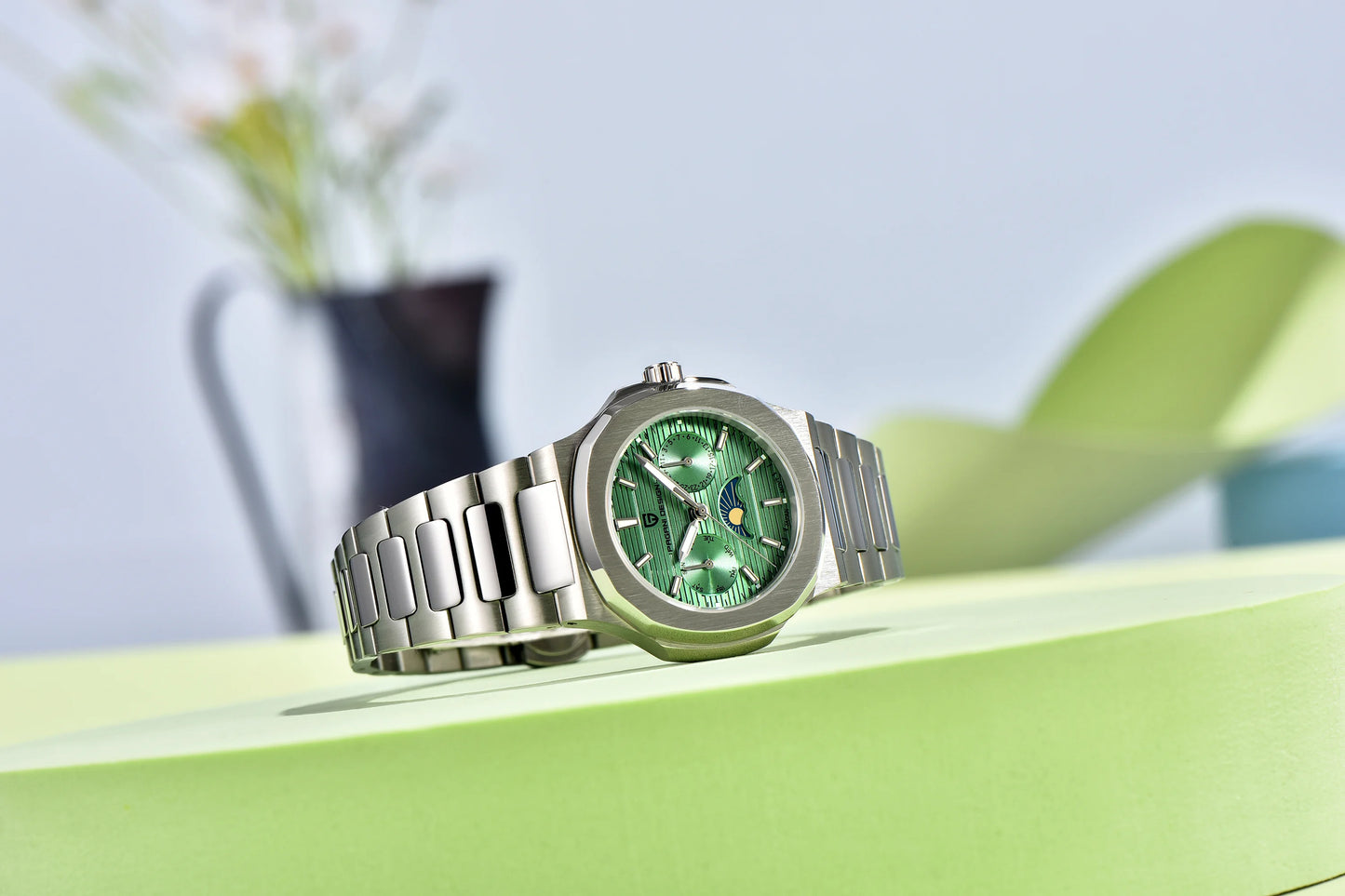 PAGANI DESIGN  Women's Watches Luxury Quartz Watch For Women Multifunctional Chronograph Moon Phase Automatic Date Ladies Watch.