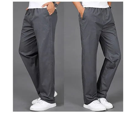 FGKKS 2024 Outdoor Casual Pants For Men Solid Color Large Pocket Breathable Pants High Quality Design Hot Casual Pants For Men.