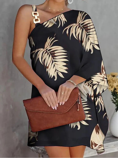 Sommer Damen rückenfreie One-Shoulder-Minikleider, Damenbekleidung, sexy Kostüm-Strandkleid, Schlafkleid, kurzes Damenkleid, y2k-Kleidung.