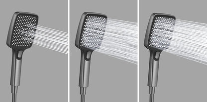 VGX LED Digital Shower System Modern Bathroom Temperature Display Shower Faucet Set Rainlfall Bathroom Mixer Bidet Shower Set