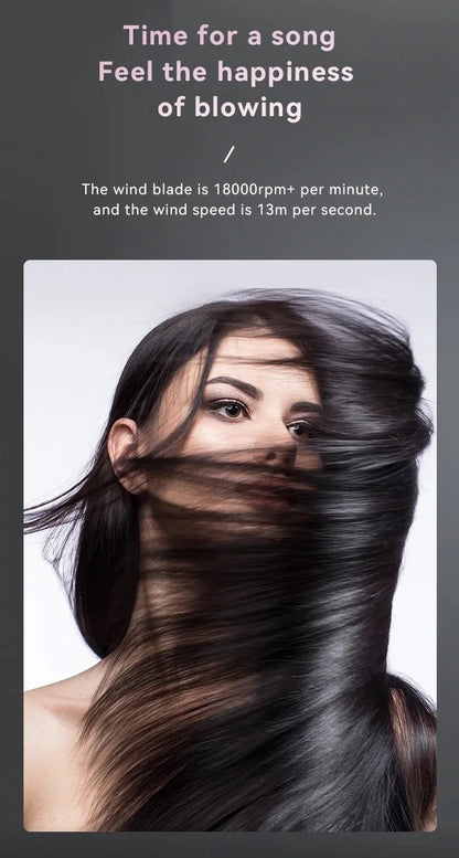 Kemei Professional Travel Hair Dryer Lightweight Design Powerful Fast Drying Compact Blower Dryer Hair Styling Tool Hammer Shape