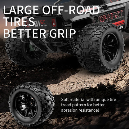 Teeggi 4WD 2.4G RC Drift Car 80KM/H 1:14 High Speed Off-Road Racing Car Brushless 3S Remote Controller Car Truck Toy For Gift.