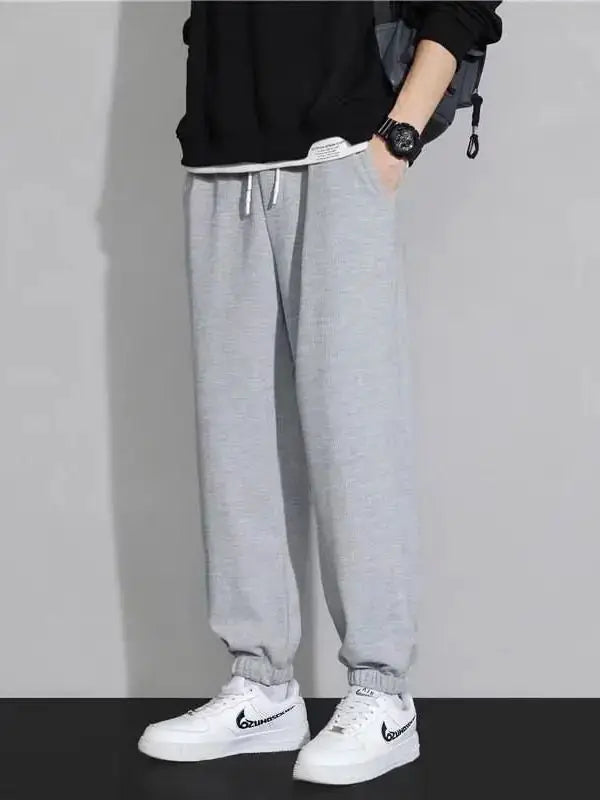 Men's Casual Pants Fashion Drawstring Casual Pants Joggers Workout Running Gym Fitness Sports Trousers Streetwear Trousers S-3XL.