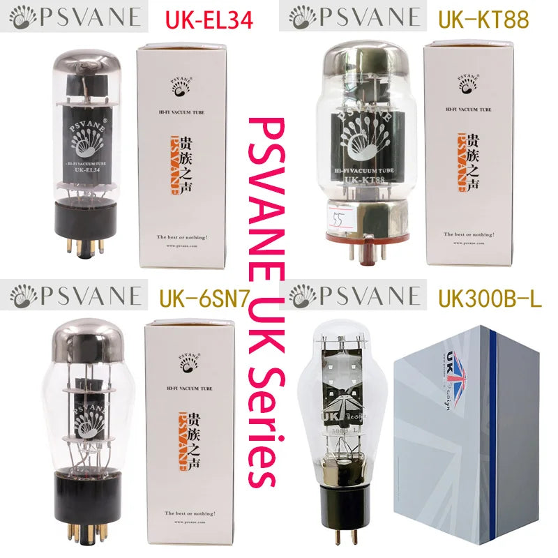PSVANE UK EL34 6SN7 KT88 300B Vacuum Electronic Tube Precise pairing Audio Valve Tubes.