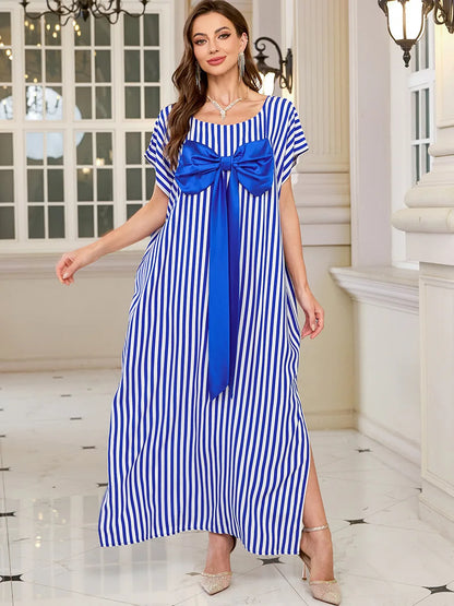 Frauen bestickte lange Kaftane Plus Size Kaftan Kleider Strand Badeanzug Cover Up Moomoo Kleid marokkanische Robe