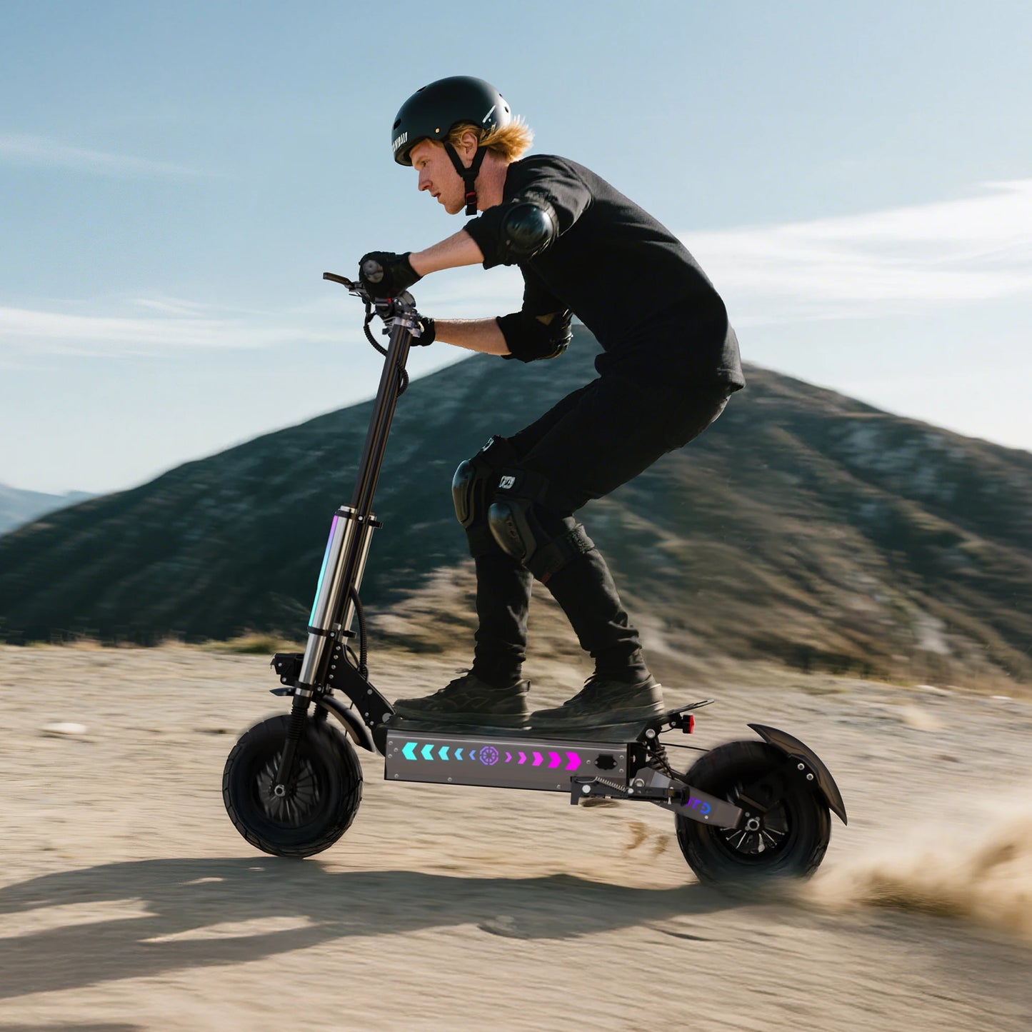 OOTD T90 Foldable Adult Electric Scooter, 85km/h E-Scooter, 4200W Electric Kick Scooter, 60V 31.2Ah Skateboards Kickboard, 100km.