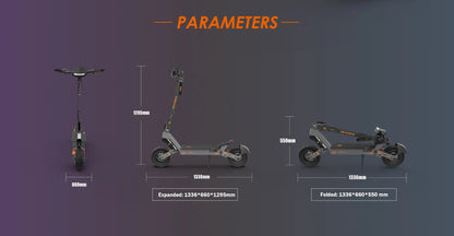 KuKirin G4 Electric Scooter EU Stock 2000W Motor 60V20Ah Baterry 70km/h Top Speed 11-Inch Off-Road Tires Folding E-Scooter