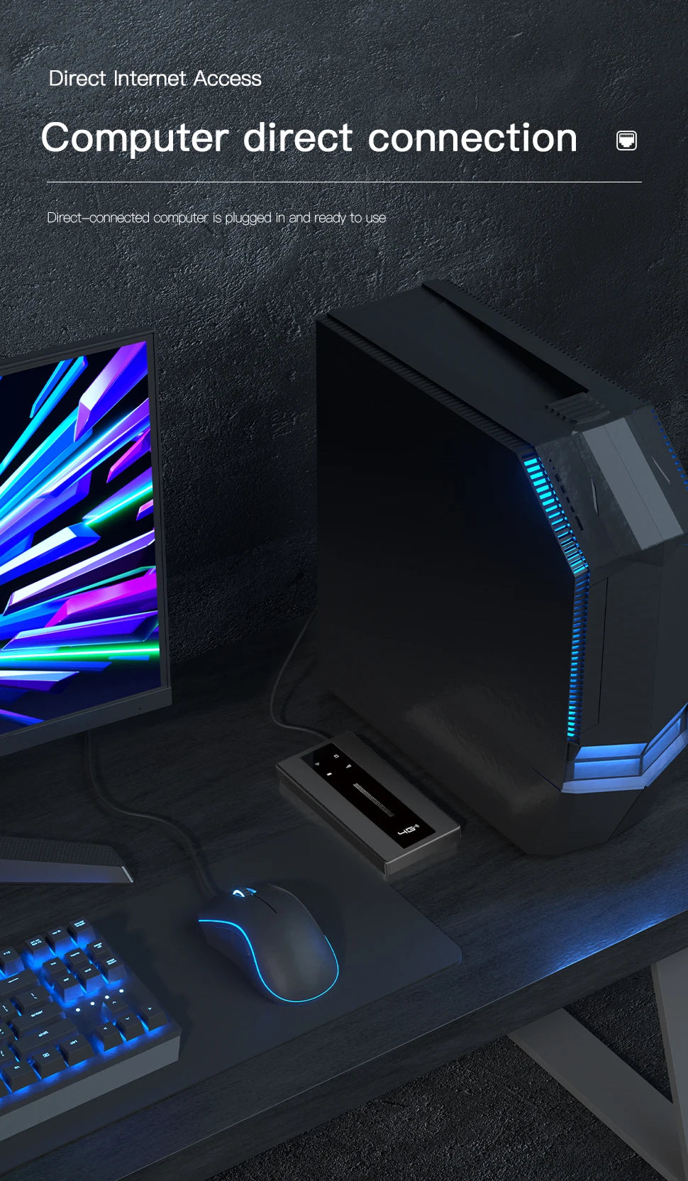 KuWFi Mobile Wifi Router 10000mAh Portable Lte Router CAT4 Outdoor Travel Pocket Wifi Hotspot with RJ45 TS9 Antenna Port WPS.