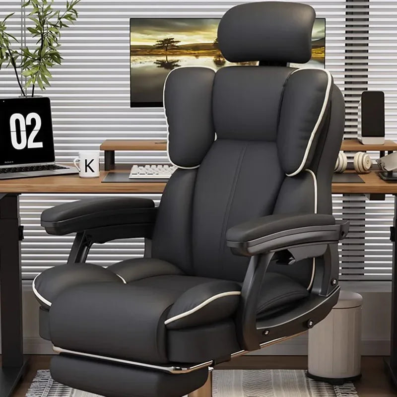 Rückenstütze Bürostuhl Armlehne Ergonomischer drehbarer mobiler Gaming-Stuhl Computertisch Chaise De Bureaux