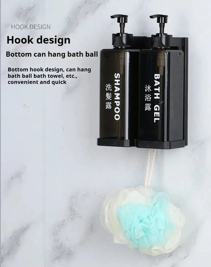 Hotel-Shampoo- und Duschgel, separate Flaschen, Wandmontage, kein Stanzen, Händedesinfektionsboxen, wandmontierte manuelle Seifenspender