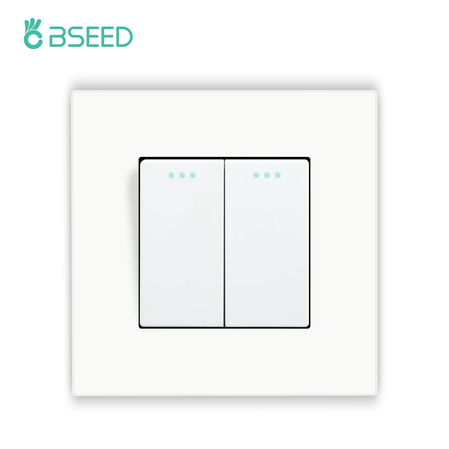 BSEED EU-Wandsteckdosen Typ C USB-Steckdosen Doppelte Steckdosen Dreifachsteckdosen Kunststoffrahmen Deutschland Steckdose mit Dual-USB