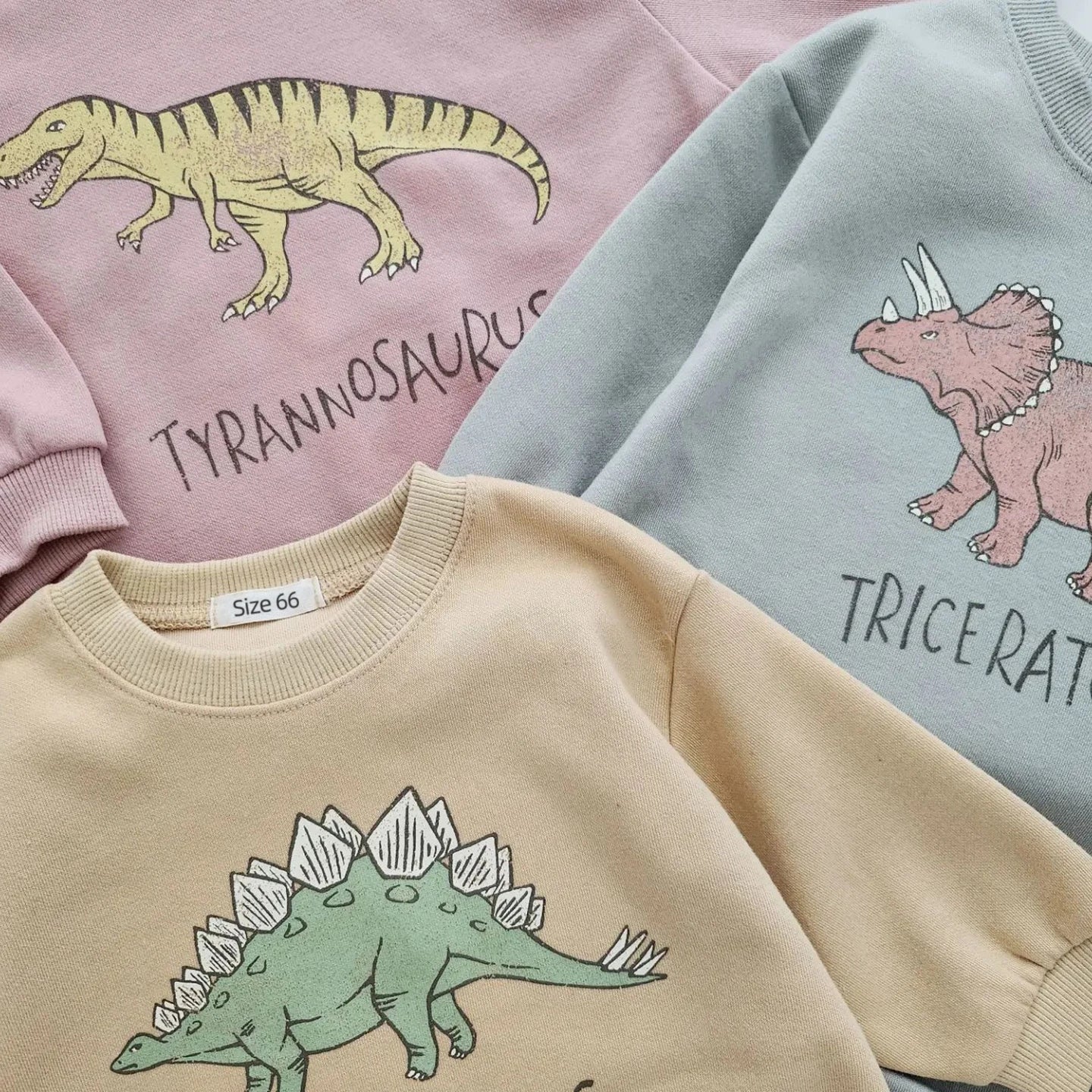 Baby Original Dinosaurier Sweatshirt Stram pler koreanischen Herbst Baby Body suits Kleinkind ein Stück Baby Jungen Body suits Mädchen Outfits.