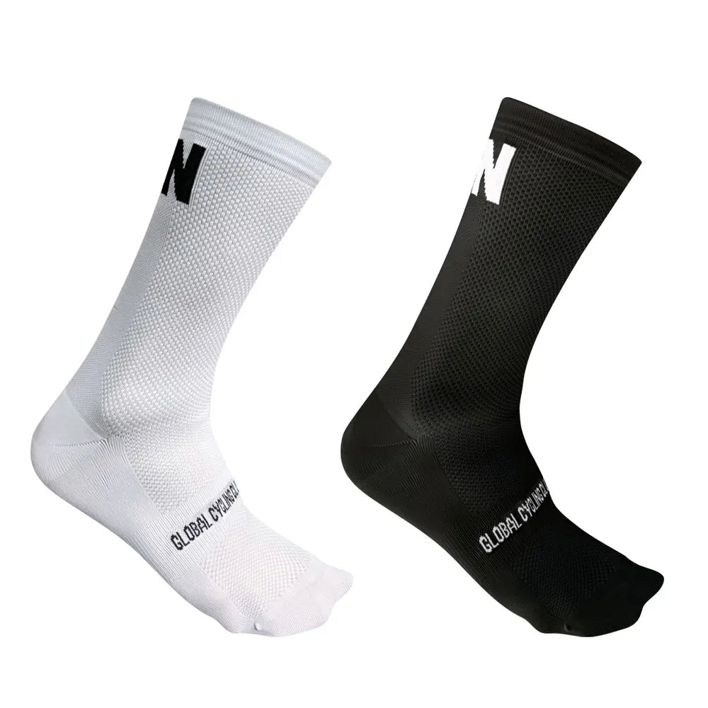 SYN Pro Cycling Socks Men Women High Quality Breathable Bicycle Socks MTB Road Bike Sport Football Basketball Knitting Socks.