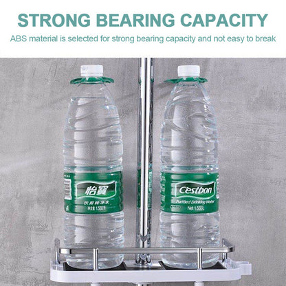 Dusche Lagerung Halter Bad Regal Pole Regale Shampoo Tablett Stehen Kein Bohren Heben Badezimmer Dusche Lagerung Rack Organizer