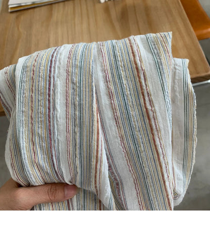 Vintage Office Lady Striped Shirt Spring Pocket Turn Down Collar Tops Korean Style Loose Long Sleeve Blouse Casual Women Clothes