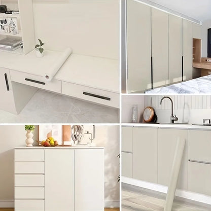 Matte Peel & Stick-Tapete, selbstklebende, abnehmbare, wasserfeste Aufkleber für Küchenarbeitsplatten, Schränke, Kleiderschränke, Renovierung