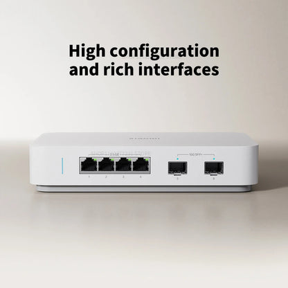 2025 NEW Xiaomi 10G Ethernet Switch 4×2.5G+2×10GMbps Mini Network Switches VLAN Ethernet Splitter Lan Router 6 Ports Hub Switch.
