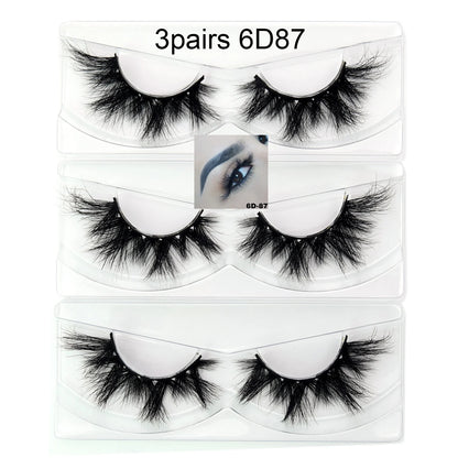 Visofree Eyelashes 3D Mink Lashes High Volume Handmade Mink False Eyelashes Thick Full Strip Lashes Cruelty Free cilios posticos