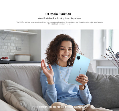 Global Version DOOGEE U11 Pro Android 15 Tablet 30GB(6+24) 256GB 11" HD 90Hz Display 8580mAh Battery Unisoc T7200 Widevine L1.