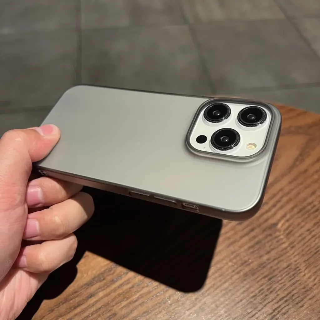 Ultra Thin Matte Hard PC Translucent Clear Phone Case For iPhone 17 16 15 14 Plus 13 12 Pro Max Shockproof Slim Skin Back Cover.