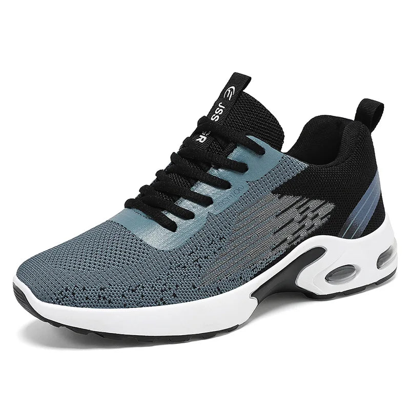 Plus Size 39-45 Shoes for Men Spirng Autumn Fashion Soft Sole Sports Casual Style Running Shoes Lace Up Comfortable Sneakers.