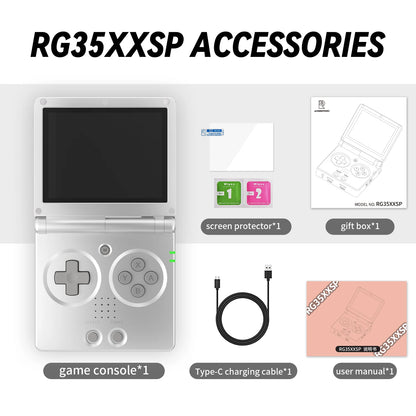 ANBERNIC RG35XXSP Retro Handheld Game Console 3.5-inch IPS Screen 3300mAh Battery Supports HDMI-TV Out and Bluetooth 4.2 5K Game.