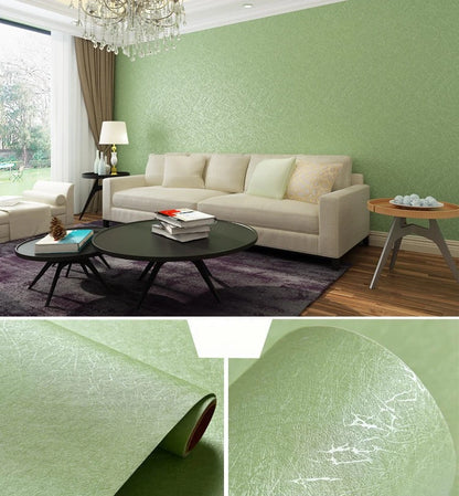 Selbstklebende Tapete, wasserdicht, einfarbig, Leinenmuster, Wohnzimmer, Schlafzimmer, Zimmer, Schrank, Dekoration, Aufkleber