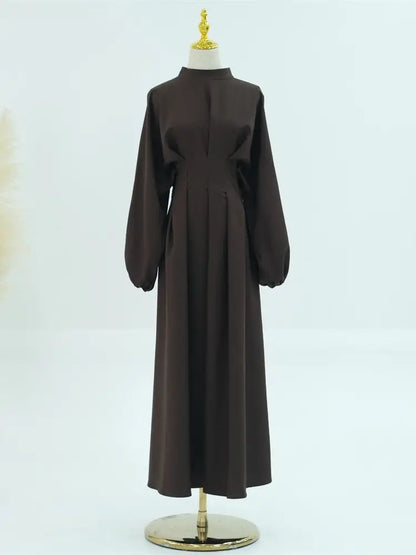 Ramadan Linen Abaya Dubai Turkey Islam Muslim Modest Dress Kaftan Prayer Clothes For Women Kebaya Robe Arabe Femme Musulmane