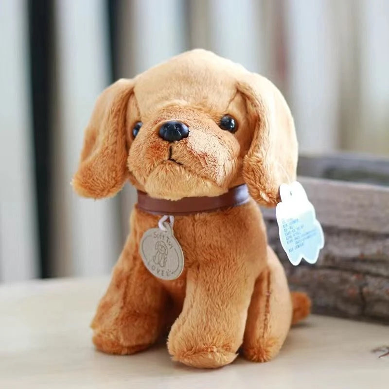 20CM Cute Puppy Plush Toy Kawaii Small Pet Dog Husky Golden Retriever Doll Send Children Birthday Christmas Gift.