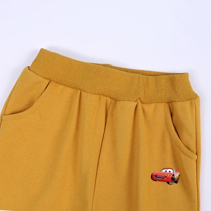 Korean Baby Clothing Sets Spring Autumn Toddler Boy Girl Cartoon Car Lightning Mcqueen Tracksuit Pullover Pants 2PCS Suit Outfit.