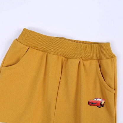 Korean Baby Clothing Sets Spring Autumn Toddler Boy Girl Cartoon Car Lightning Mcqueen Tracksuit Pullover Pants 2PCS Suit Outfit.