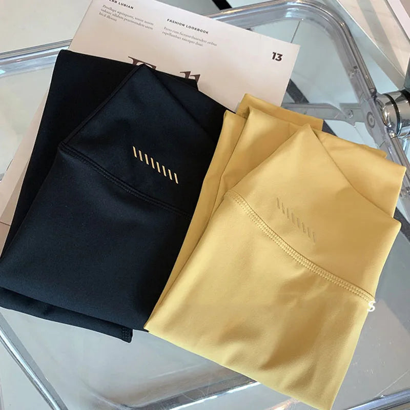 Cross over Nylon Yoga Pants Women High Waist Gym Sport Leggings Stretchy Workout Fitness Tights Running Squat Proof Dry Fit.