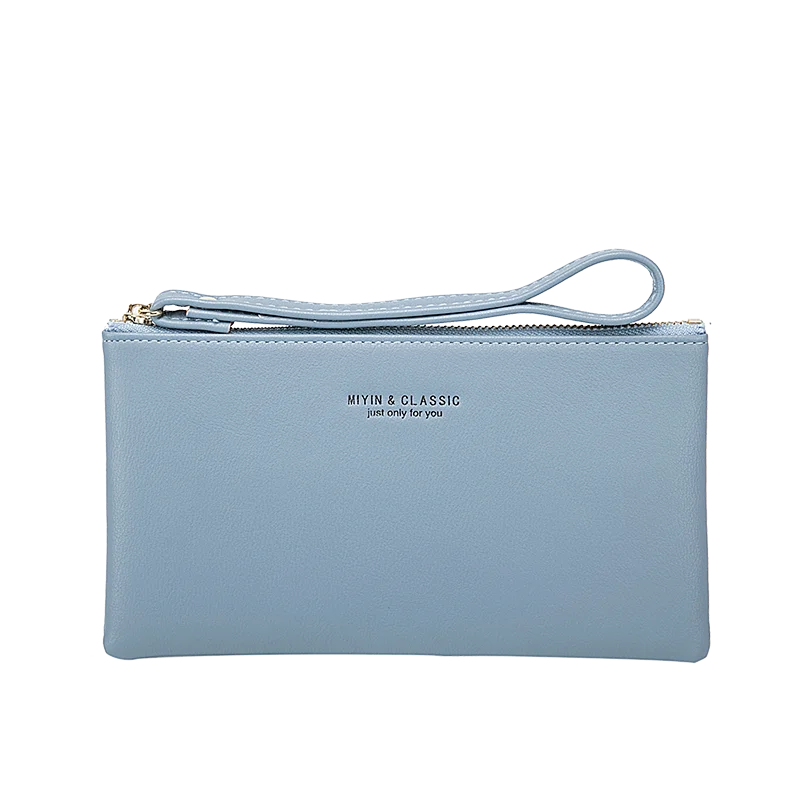 MIYIN Women's Purse long ultra-thin credit card bag minimalist zero purse thin large capacity zipper hold bag handbag purse girl