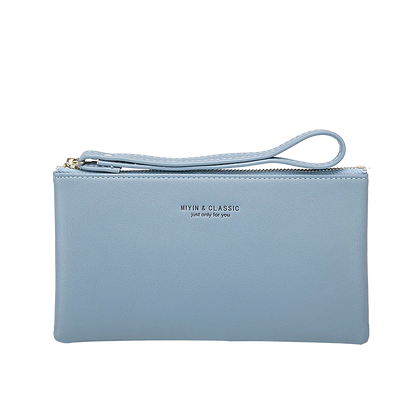 MIYIN Women's Purse long ultra-thin credit card bag minimalist zero purse thin large capacity zipper hold bag handbag purse girl