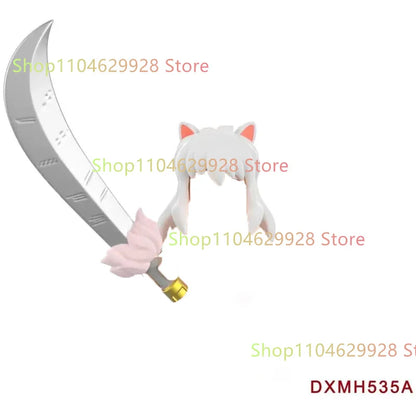 DXMH533A DXMH533B Anime Cartoon TV Toy Inuyasha Building Blocks for Kids Collect Toys Model Birthday Gifts.