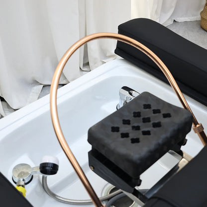 XinSheng Head SPA Salon Haarwaschbett Shampoo-Bett Thai-Massagetisch Barbershop Kommerzielle Möbel mit Fußbadbecken