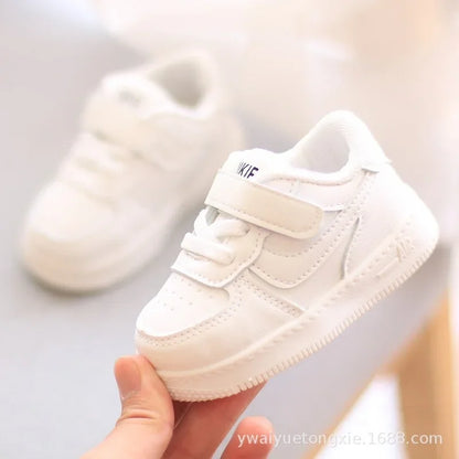 Children Sneakers Boys Girls Leather Low-Top Board Shoes Students Soft Bottom Footwear Kids Running Shoes Baby Casual Footwear.