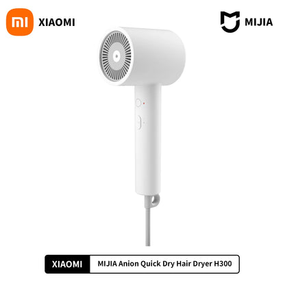 XIAOMI MIJIA Mi Ionic Hair Dryer H300 Quick Dry Negative Ion Hair Care Professional For Home 1600W Electric Hair Dryers Diffuser
