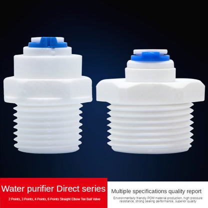 Fit for 1/4" 3/8" OD Tube Straight  Equal Reducer Connector Fitting Aquarium Reverse Osmosis RO Water Dispenser