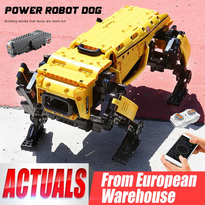 MOULD KING 15066 15067 Technical Toys The APP&RC Motorized Boston Dynamics Big Dog Set Assembly AlphaDog Building Blocks Bricks.