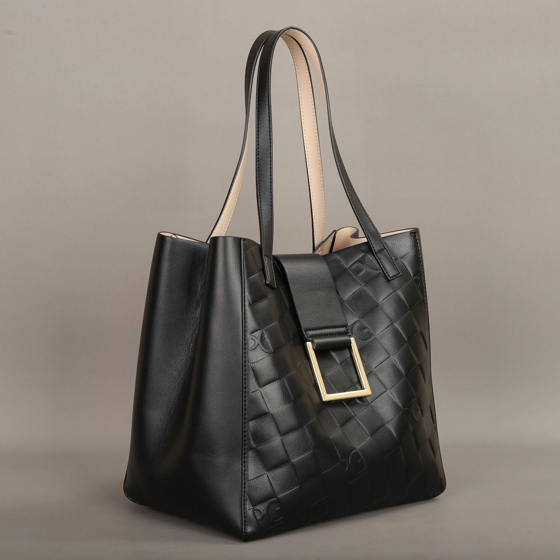 PG Lady Light Luxury High-End Design Large Capacity 2025 New Fashion PU Artificial Eco-Friendly Leather Single Shoulder Bag.