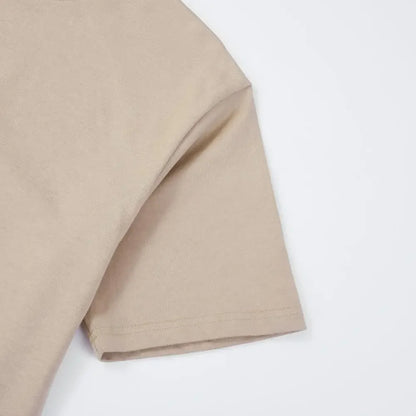 400gsm High Qualtity Oversized Heavy Weight T-shirt for Men Short Sleeve Tee Cotton Solid Color Trend Leisure Streetwear Large.