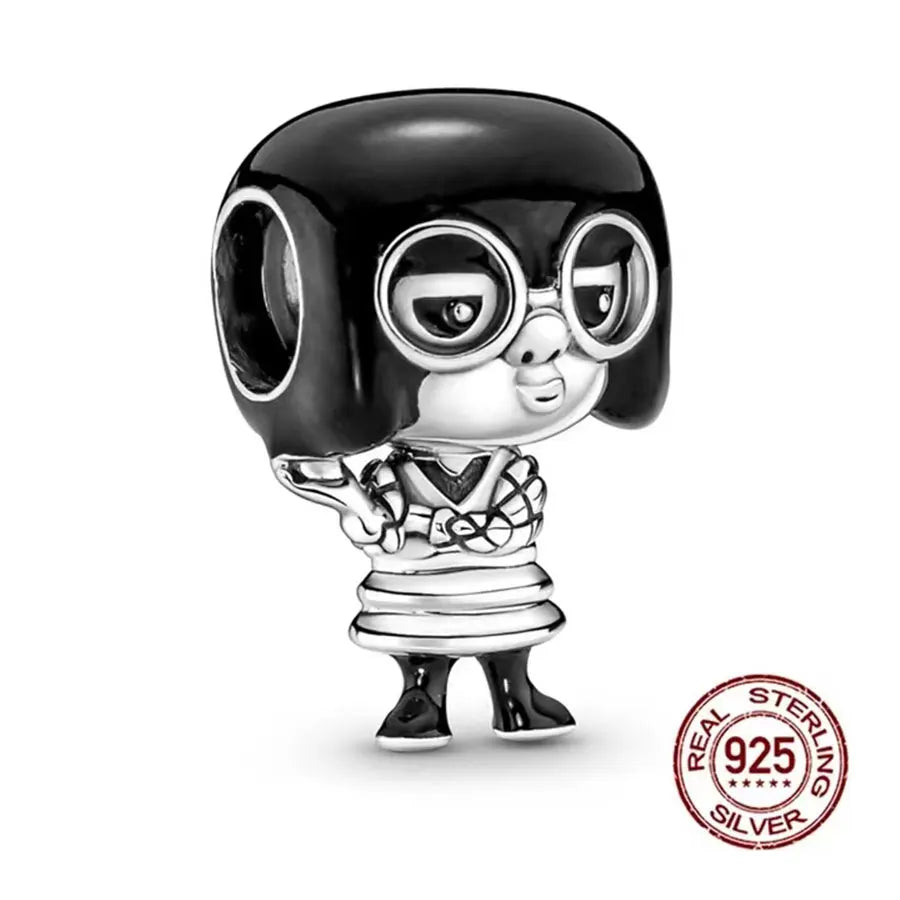 New fashion 100% S925 sterling silver Disney All-Star pendant beads, suitable for the original Pandora bracelet, women's fashion