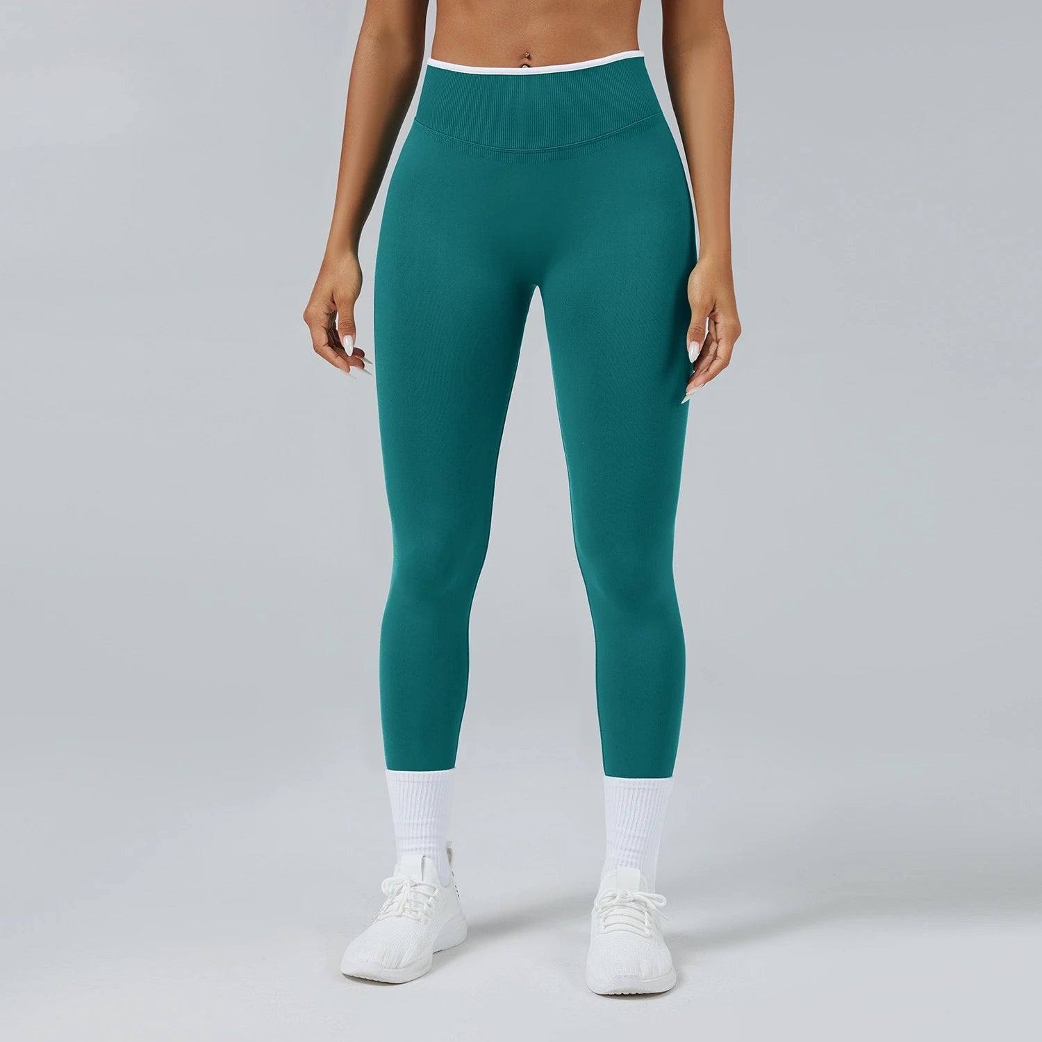 VEQKING Hip Lift Women Yoga Pants Seamless Ignite Sultpt Sports Leggings Scrunch Butt Gym Fitness Tights Elastic Workout Pants.