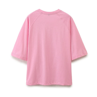 HH Women Casual Sport Pant Suit Vintage Solid Short Sleeve O Neck T-Shirt + Drawstring Jogging Pants Woman Commuting Sets.