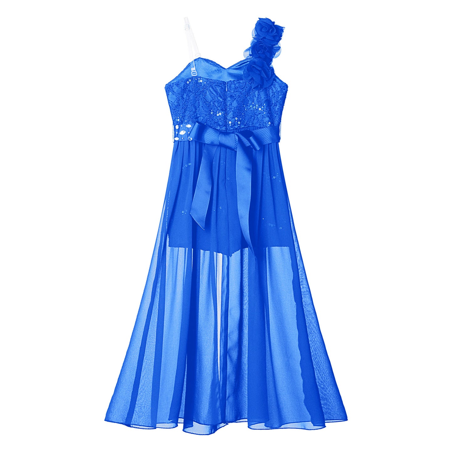 Elegantes Partykleid für Mädchen, Hochzeit, Geburtstag, Abschlussball, Bühne, Festzug, glänzende Pailletten, Perlenapplikation, Spitze, Chiffon, Overall-Kleider