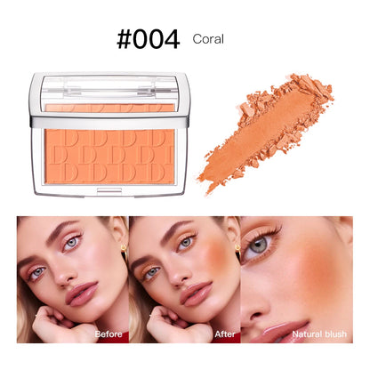 Blush Matte Natural Cheek Tint Brighten Face Waterproof Face Contouring Cosmetics Blush Powder Soft Female Makeup For Cheeks