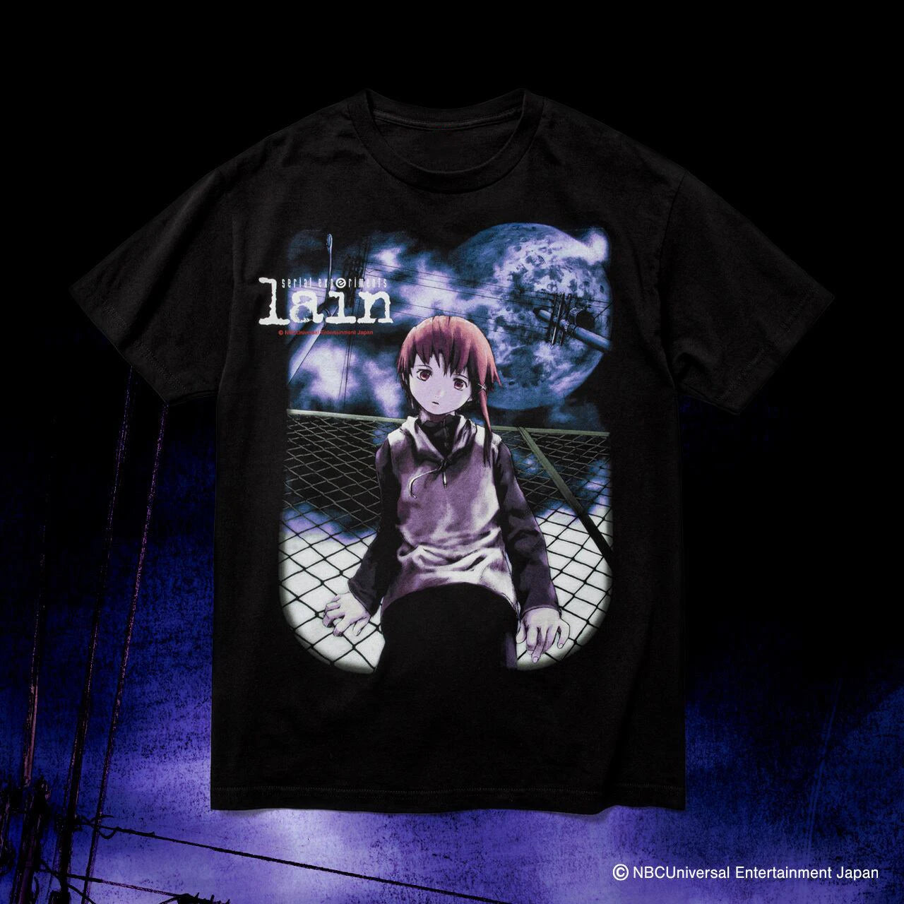 Classic Anime Serial Experiments Lain Print T-shirts Summer Men Oversized Y2k Casual Cotton T-shirts Street Hip Hop Male Clothes.