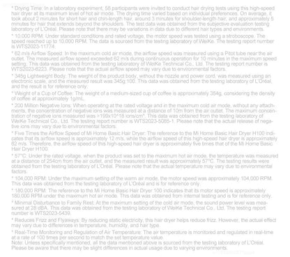 Original Xiaomi Mijia H501 High Speed Anion Hair Dryer Wind 62m/s 1600W 2min Quick Drying Professional Hair Care Negative Lon